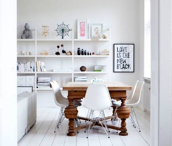 white-kitchen-with-bookshelf