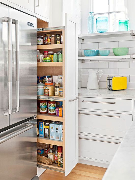 1Incorporate a pull-out larder
