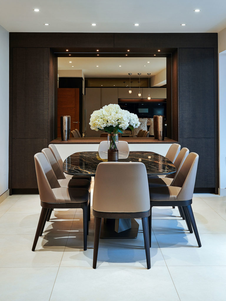 luxury kitchen table